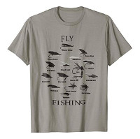 Vintage Fly Fishing Baits T-Shirt